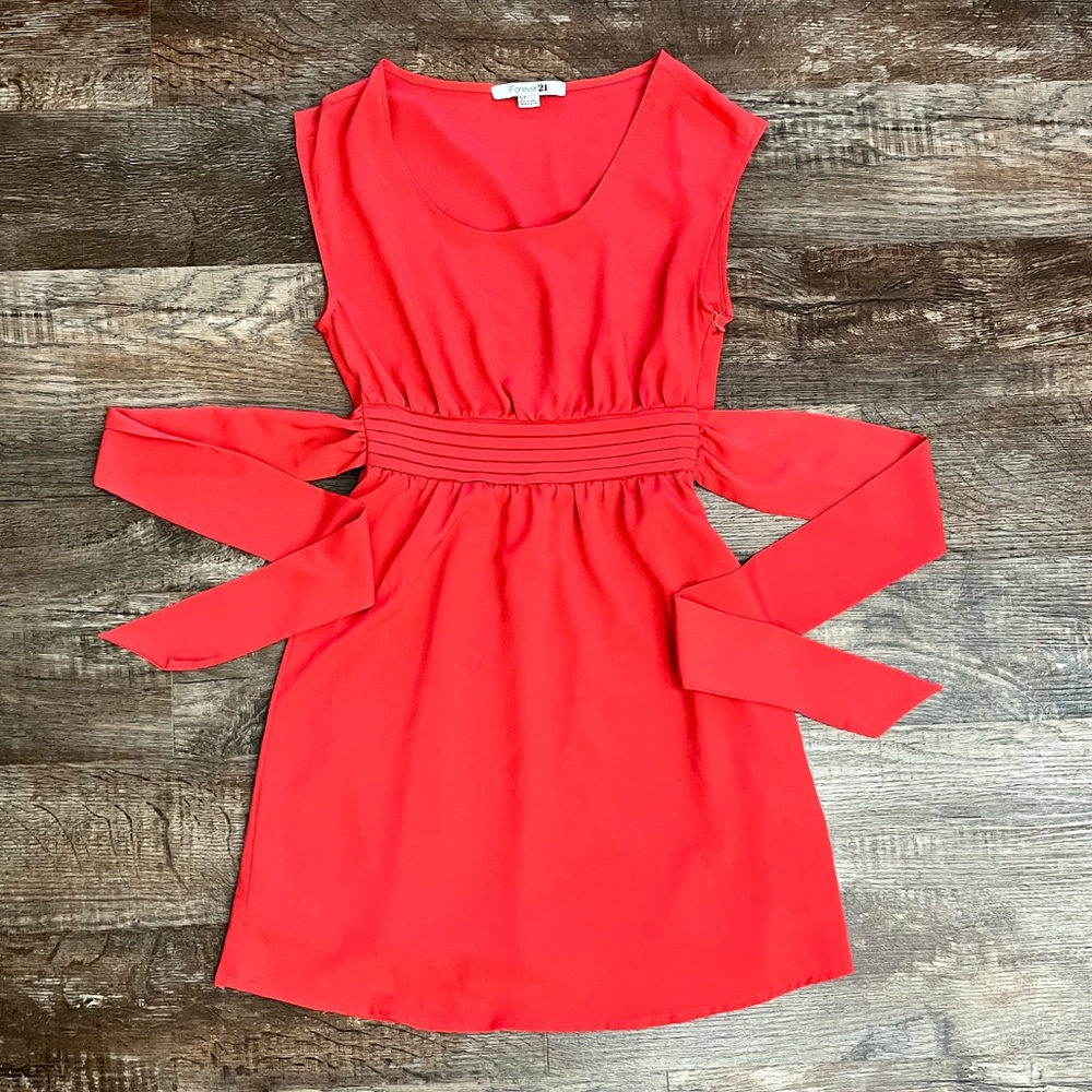 Forever 21 women’s size small coral red dress
